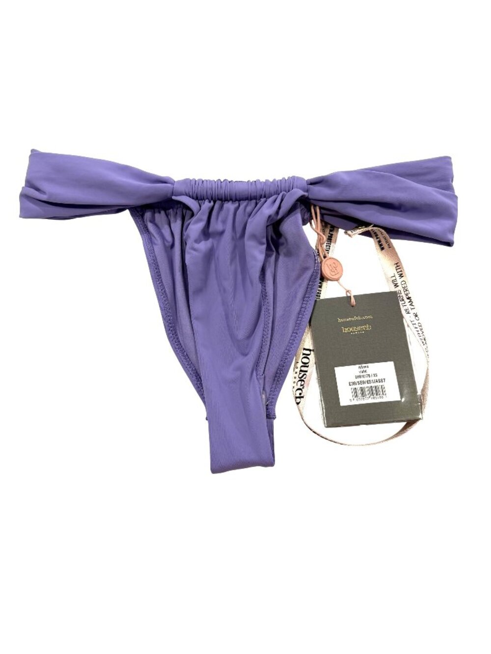 NWT House Of CB Athens Violet Bikini Bottoms XS Tie-Side Swimwear NEW
